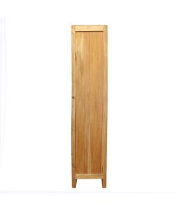Cosma Mobile Vetrina Alta 2 Ante in Legno di Mogano Marrone 100x42x195 cm