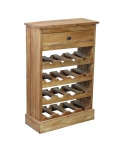Beverly Cantinetta in Legno di Mogano Marrone 50x22x77,5 cm Fissa