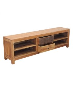 Cosma Mobile TV in Legno di Mogano 170x35x50 cm Marrone Fisso Rettangolare