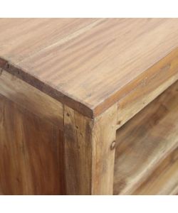 Cosma Mobile TV in Legno di Mogano 170x35x50 cm Marrone Fisso Rettangolare