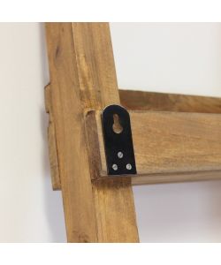 Cosma Fioriera Verticale in Legno Riciclato Marrone 35x10x170 cm 5 Ripiani