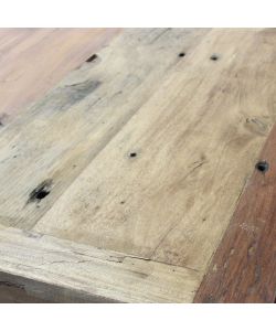 Cosma Tavolo Rettangolare in Legno Riciclato 200x100x77 cm Naturale