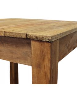 Cosma Tavolo da Pranzo Quadrato in Legno 80x80x77 cm Naturale Marrone
