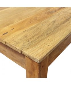 Cosma Tavolo da Pranzo Quadrato in Legno 80x80x77 cm Naturale Marrone
