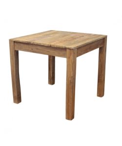 Cosma Tavolo da Pranzo Quadrato in Legno 80x80x77 cm Naturale Marrone