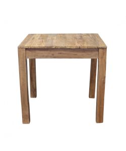Cosma Tavolo da Pranzo Quadrato in Legno 80x80x77 cm Naturale Marrone