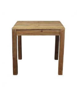 Cosma Tavolo da Pranzo Quadrato in Legno 80x80x77 cm Naturale Marrone