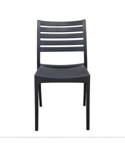 Cosma Sedia Eveline Impilabile Antracite 56x59x83cm in Polipropilene