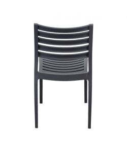Cosma Sedia Eveline Impilabile Antracite 56x59x83cm in Polipropilene