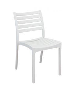 Cosma Sedia da Giardino Impilabile Bianco 56x59x83 cm Polipropilene