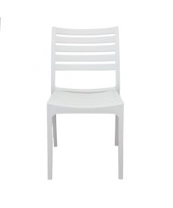 Cosma Sedia da Giardino Impilabile Bianco 56x59x83 cm Polipropilene