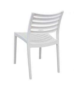 Cosma Sedia da Giardino Impilabile Bianco 56x59x83 cm Polipropilene