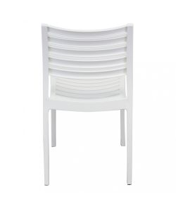 Cosma Sedia da Giardino Impilabile Bianco 56x59x83 cm Polipropilene