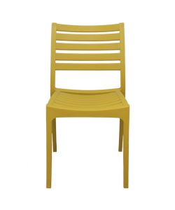 Cosma Sedia da Giardino Impilabile Gialla 56x59x83cm in Polipropilene