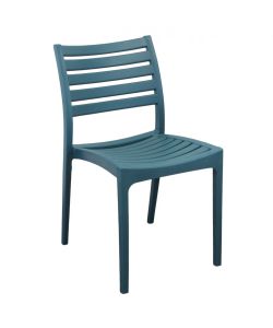 Cosma Sedia Eveline Verde Petrolio Impilabile 56x59x83 cm Moderno
