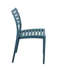 Cosma Sedia Eveline Verde Petrolio Impilabile 56x59x83 cm Moderno