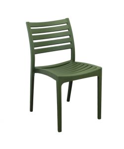 Cosma Sedia giardino impilabile Verde Oliva 56x59x83 cm polipropilene