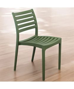 Cosma Sedia giardino impilabile Verde Oliva 56x59x83 cm polipropilene