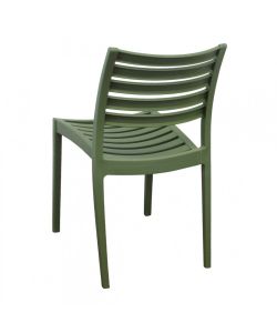 Cosma Sedia giardino impilabile Verde Oliva 56x59x83 cm polipropilene