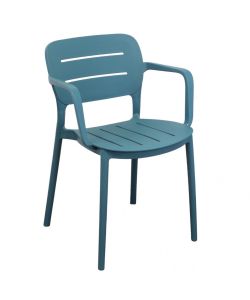 Cosma Poltrona Giselle Verde Petrolio 53x52,5x79 cm con Braccioli