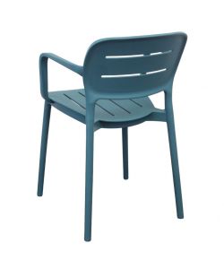 Cosma Poltrona Giselle Verde Petrolio 53x52,5x79 cm con Braccioli