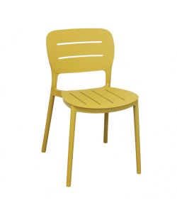 Cosma Sedia impilabile Giallo 52x44x79 cm in polipropilene senza braccioli