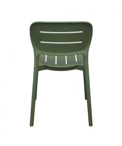 Cosma Sedia impilabile Verde Oliva 52x44x79 cm in polipropilene