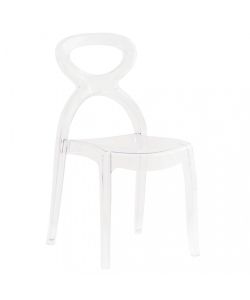 Cosma Sedia Pigalle Trasparente in Policarbonato 46,5x53x90 cm