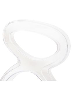Cosma Sedia Pigalle Trasparente in Policarbonato 46,5x53x90 cm