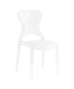 Cosma Sedia Bercy Trasparente in Policarbonato 46,3x53x89,6 cm