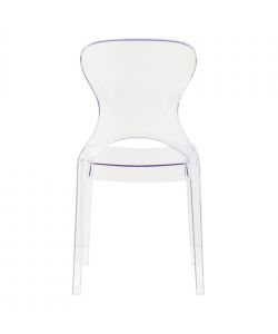 Cosma Sedia Bercy Trasparente in Policarbonato 46,3x53x89,6 cm