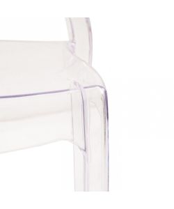 Cosma Sedia Halles Trasparente in Policarbonato 46.1x55x98 cm