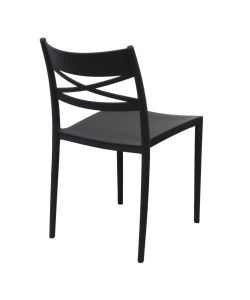 Cosma Sedia da Pranzo Grigio 43x55x81 cm Impilabile Senza Braccioli