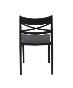 Cosma Sedia da Pranzo Grigio 43x55x81 cm Impilabile Senza Braccioli