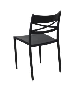 Cosma Sedia da Pranzo Grigio 43x55x81 cm Impilabile Senza Braccioli