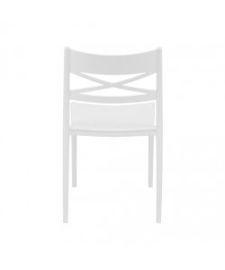 Cosma Sedia Darleen Bianca 43x55x81 cm Moderna Impilabile senza Braccioli
