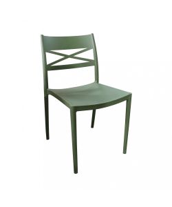 Cosma Sedia Darleen Verde 43x55x81 cm Polipropilene Impilabile Moderna