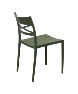 Cosma Sedia Darleen Verde 43x55x81 cm Polipropilene Impilabile Moderna
