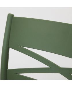 Cosma Sedia Darleen Verde 43x55x81 cm Polipropilene Impilabile Moderna