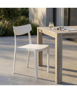 Cosma Sedia Debby Bianco Impilabile 46.5x48x80.5 cm Moderna