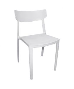 Cosma Sedia Debby Bianco Impilabile 46.5x48x80.5 cm Moderna