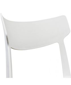 Cosma Sedia Debby Bianco Impilabile 46.5x48x80.5 cm Moderna
