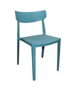 Cosma Sedia da pranzo Blu 46.5x48x80.5 cm Polipropilene Impilabile