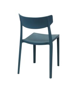 Cosma Sedia da pranzo Blu 46.5x48x80.5 cm Polipropilene Impilabile
