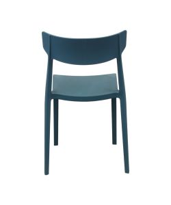 Cosma Sedia da pranzo Blu 46.5x48x80.5 cm Polipropilene Impilabile