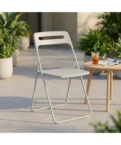 Cosma Sedia impilabile Grigio Chiaro 40x43x78 cm senza braccioli