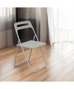 Cosma Sedia impilabile Grigio Chiaro 40x43x78 cm senza braccioli