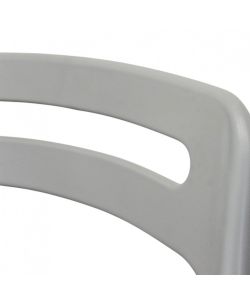Cosma Sedia impilabile Grigio Chiaro 40x43x78 cm senza braccioli