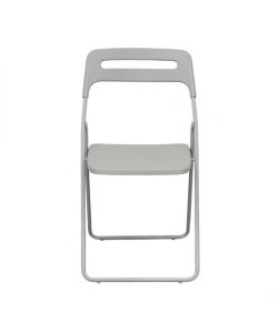 Cosma Sedia impilabile Grigio Chiaro 40x43x78 cm senza braccioli