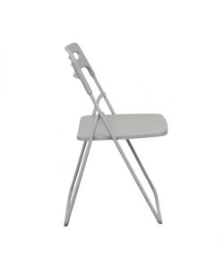 Cosma Sedia impilabile Grigio Chiaro 40x43x78 cm senza braccioli